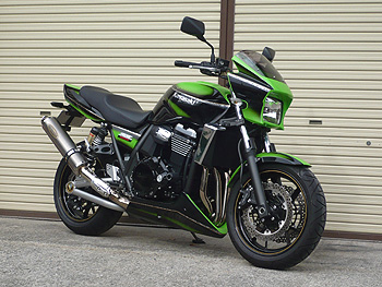 KAWASAKI ZRX1200 DAEG 軽量マフラー ZEEX スリップオン|テックサーフ